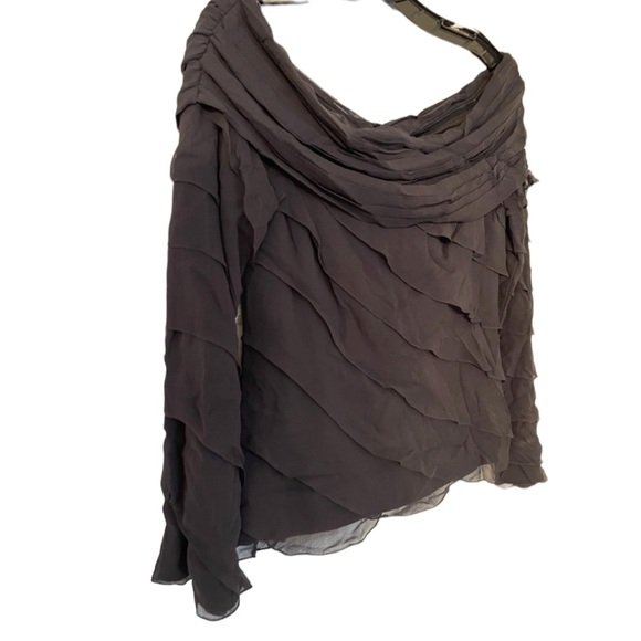 Jovani Off Shoulder Top Silk - Picture 4 of 5